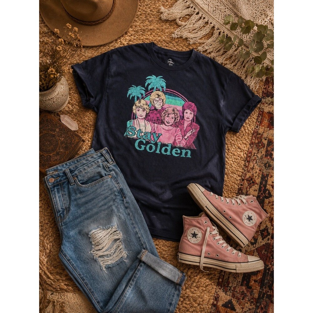 Size Large Retro TV Golden Girls Graphic Shirt | Cozy Nostalgia Tee